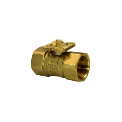 2 portas PN40 PLC BPZ VAI61.32-10 válvula de esferas de rosca interna para sistema de controle de automação