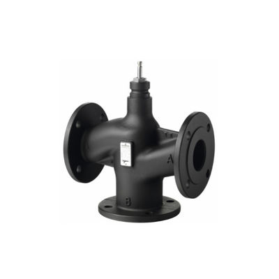 Automatização de controlo de edifícios S55206-V115 Válvula de regulação de três vias ligada a flange por PLC