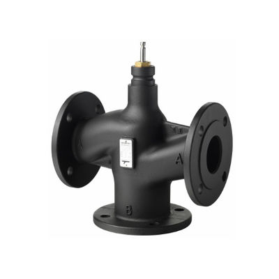 PLC S55208-V156 válvula de assento de 3 portas de flange para sistema de controlo de automação de edifícios