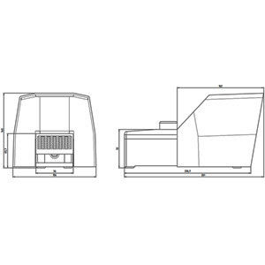 Siemens 3SE2924-3AA20 3SE29 Safety Foot Switch Design com pedal único e cobertura incluída