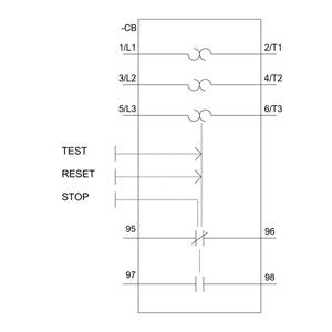 Relais de tensão teóricos 3RU6126-4CB0 para proteção de motores Tamanho S0 Classe 10 34...40 A