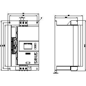 Fácil de usar - SIRIUS Soft Starter 3RW5215-1AC14 com terminais de tipo parafuso e saída analógica