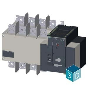 Siemens 3KC8448-0FA22-0GA3 3KC 4 polos RTSE/ATSE 800-1000A Equipamento de comutação de transferência