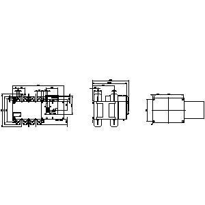 Siemens 3KC8448-0FA22-0GA3 3KC 4 polos RTSE/ATSE 800-1000A Equipamento de comutação de transferência