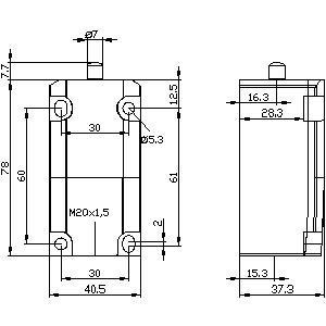 Tecnologia Avançada Siemens 3SE5112-0LA00 Interruptor de Posição para Industrial