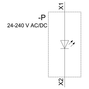 Modo de montagem frontal Siemens 3SU1401-1BH40-1AA0 Módulo LED SIRIUS ACT com terminal de parafuso