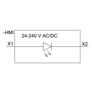 Modo de montagem frontal Siemens 3SU1401-1BH40-1AA0 Módulo LED SIRIUS ACT com terminal de parafuso