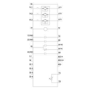 3RW5548-6HA14 SIRIUS Soft Starter Tamanho 4 para funcionamento suave e controlado do motor