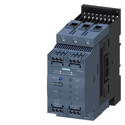 Siemens 3RW4047-1TB04 55kw 3RW40 Soft Starter com Bypass e Proteção do Motor do Termistor Tamanho S3