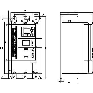 SIRIUS Soft Starter 3RW5544-6HA14 Terminal de parafuso de tamanho 4 para aplicações pesadas