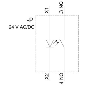 Siemens 3SU1152-0AB60-1BA0 Metal Brilhante Iluminado Flat Button Momentâneo Branco Push Button