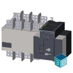 Equipamento de comutação de transferência Siemens 3KC8452-0GA22-0GA3 3KC ATSE 4 polos RTSE/ATSE 1250A