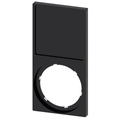 Siemens 3SU1900-0AQ10-0AA0 SIRIUS ACT 22 mm Carreira de fixação de cola de rótulo para placa de rótulo