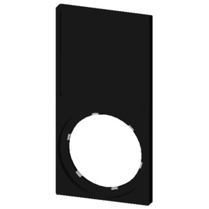 Siemens 3SU1900-0AQ10-0AA0 SIRIUS ACT 22 mm Carreira de fixação de cola de rótulo para placa de rótulo
