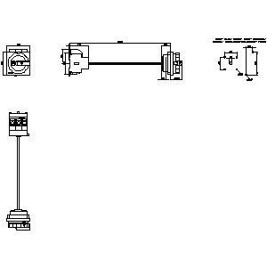 Siemens 3LD2814-0TK53 Dispositivos Básicos Desconectador Perfeito para Necessidades Industriais