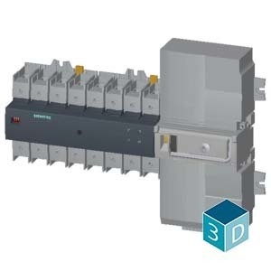Siemens 3KC6432-2TA20-0TA3 ATSE com controlador integrado 1-0-2 4 polos ATSE 40-160A