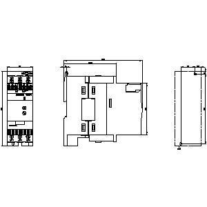 Siemens 3RW3036-1BB14 3RW30 Soft Starter Tamanho S2 Tornos terminais de contorno Confiabilidade