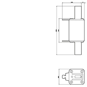 Siemens 3NA3240 LV HRC Fuse Link GL/GG com indicador frontal Tamanho 2 AC 500V/DC 440V
