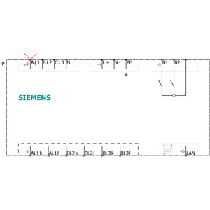7KM PAC5100/5200 Dispositivo de medição DIN-Rail Power Meter 7KM5412-6CA00-1EA8 pela Siemens