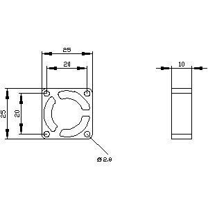 Ventilador superior para a SIEMENS 3RW4928-8VB00 SIRIUS Acessórios e peças sobressalentes para arranque suave S0