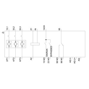 Siemens 3RW5217-1AC14 SIRIUS Soft Starter com terminais de tipo parafuso e saída analógica