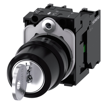 3SU1100-4BL11-1NA0 RONIS Plástico 3 Posições SIRIUS ACT Completa Unidade Chave Switch