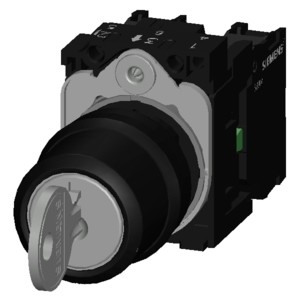 3SU1100-4BL11-1NA0 RONIS Plástico 3 Posições SIRIUS ACT Completa Unidade Chave Switch
