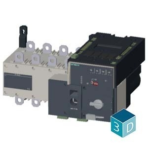 250A Equipamento de comutação de transferência RTSE/ATSE de 4 polos para dispositivos básicos 3KC8438-0CA22-0GA3