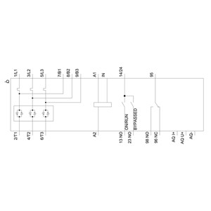 Siemens 3RW5144-1XC14 SIRIUS Soft Starter Tamanho 4 Output Análogo Terminal de tipo parafuso
