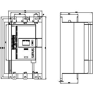 Siemens 3RW5244-6TC14 SIRIUS Soft Starter com terminais de parafuso e saída de termistor