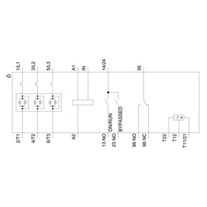 Siemens 3RW5244-6TC14 SIRIUS Soft Starter com terminais de parafuso e saída de termistor