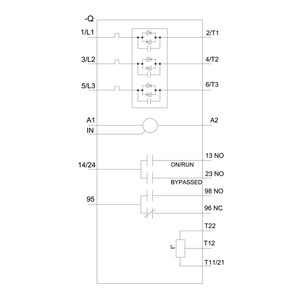 Siemens 3RW5244-6TC14 SIRIUS Soft Starter com terminais de parafuso e saída de termistor