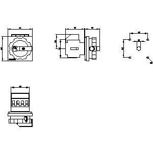 3LD2003-0TK53 Dispositivos básicos de desconexão de interruptores para distribuição de energia na indústria