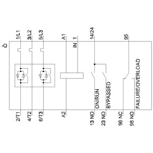 75 kw 3RW4047-1BB15 3RW40 Dimensão de arranque suave S3 com terminais de contorno e parafuso Energia