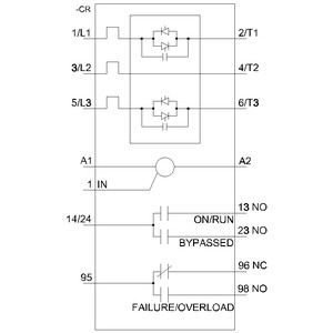 75 kw 3RW4047-1BB15 3RW40 Dimensão de arranque suave S3 com terminais de contorno e parafuso Energia