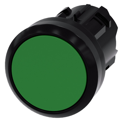 3SU1000-0AA40-0AA0 SIRIUS ACT Botão com botão verde plano de plástico sem luz