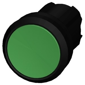 3SU1000-0AA40-0AA0 SIRIUS ACT Botão com botão verde plano de plástico sem luz