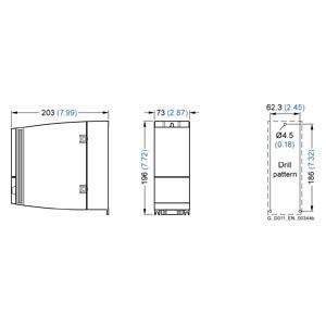 Conversores compactos SINAMICS G120C FSA 6SL3210-1KE18-8UF1 para aplicações industriais