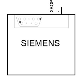 Modbus Interface de Comunicação Painel de Operador Básico 6SL3255-0AA00-4CA1 para Indústria