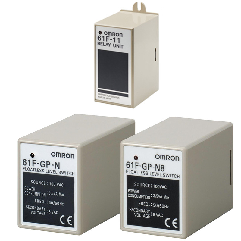 Omron 61F-GP-N8 220VAC Relais de controlo de automação industrial com fácil instalação