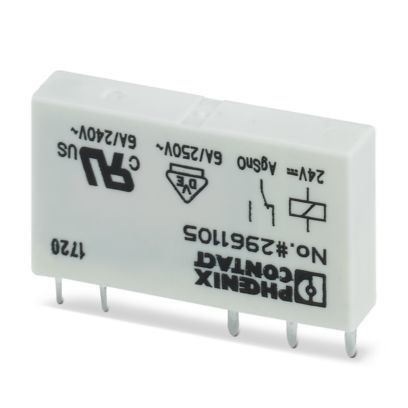 Maximize o desempenho do seu sistema com o REL-MR-24DC/21 2961105 Single Relay e durável