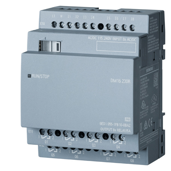 8 DI/ 8 DO Módulo de expansão da interface de comunicação para a Siemens LOGO 8 6ED1055-1FB10-0BA2