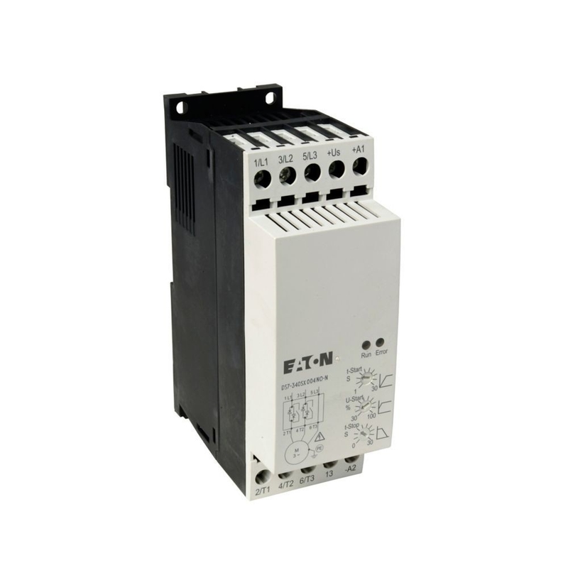 DS7-340SX004N0-L Motor de arranque suave de 1,5 kW de 3 fases de 400 V, concebido para aplicações industriais