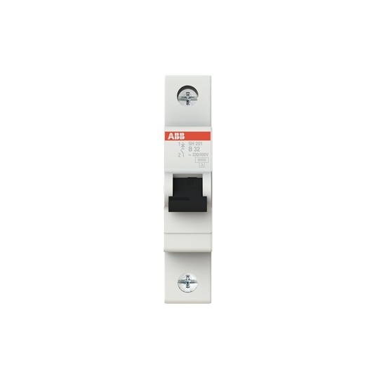 32 Um disjuntor em miniatura MCB SH201-B32 Frequência nominal 50Hz 1P B 220V 220V