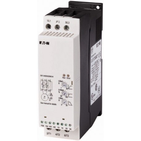 DS7-340SX024N0-L Soft Starter 3 fases 400V 11KW para operações de poupança de energia