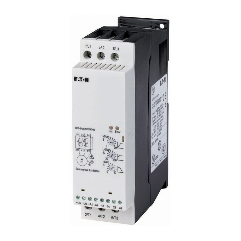DS7-342SX024N0-N Starter suave para solução de alimentação AC de 3 fases 400V 11KW 110-230V