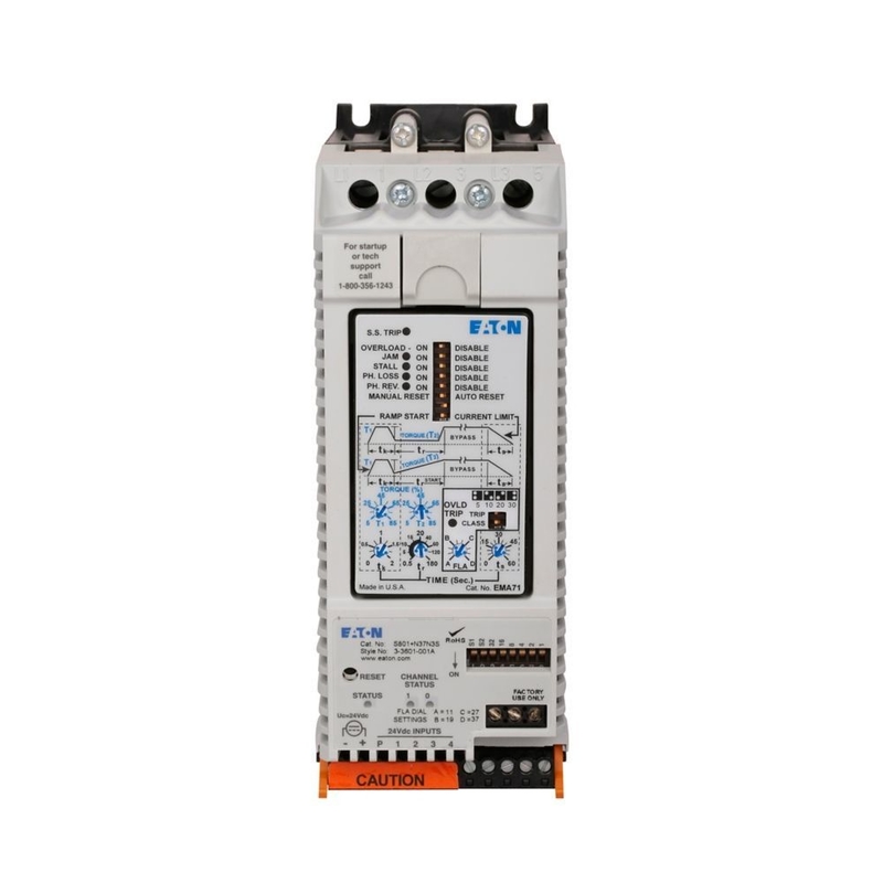 S801 N37N3S Soft Starter 400V 18,5kW para arranque suave e seguro do motor em instalações industriais