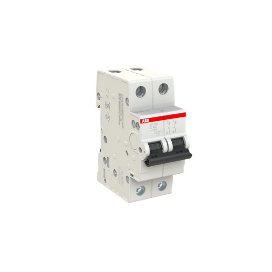 MCB SH202-C63 Interruptor em miniatura 2P C Frequência nominal Hz 50 Corrente nominal 63A
