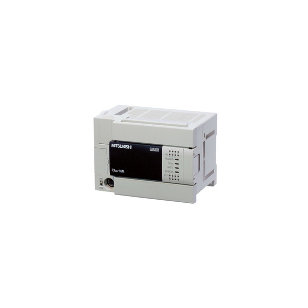 FX3U-16MR/DS PLC da Mitsubishi DC 24 V Base Unit com 8 entradas e 8 saídas de relé