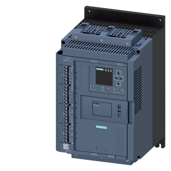 3RW5525-1HA14 SIRIUS Soft Starter Tamanho 2 terminais de parafuso para aplicações industriais